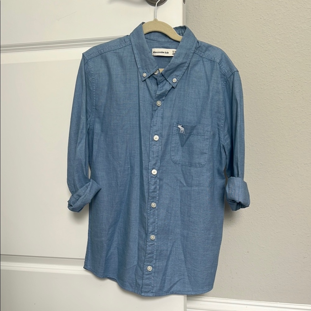 Abercrombie Kids Blue Button Down Shirt